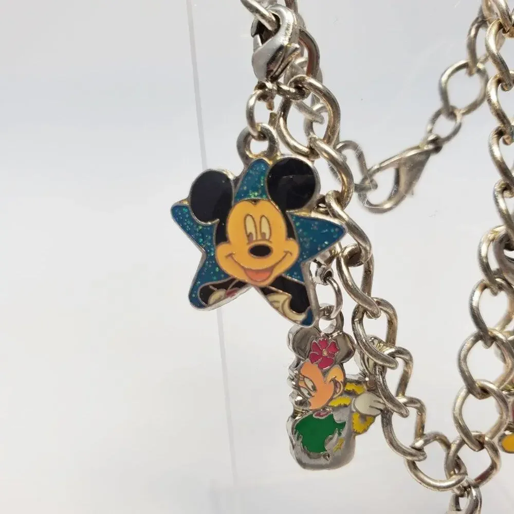 Disney Mickey and Minnie 5 Charm Bracelet: Iconic Characters